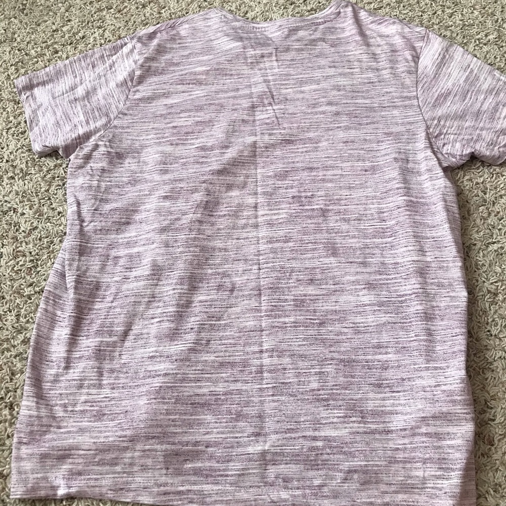 Polo Raspberry Heathered Tee - Picture 4 of 4